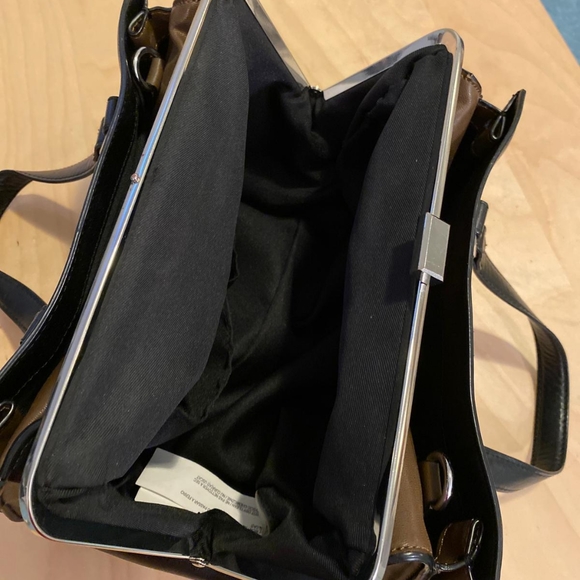 Black Satchel with Silver Detail - Picture 2 of 7